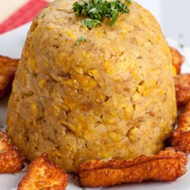 Mofongo De Queso - Cheese Mofongo.