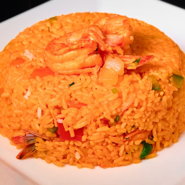 Rice W/Shrimp - Arroz Con Camarones.