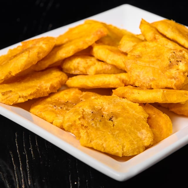 Tostones - Fried Green Plantains.