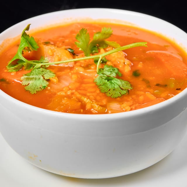 Asopao De Camarones - Shrimp Soupy Rice.