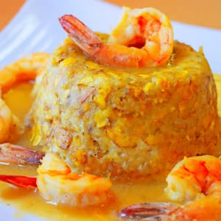 Mofongo De Camarones - Shrimp Mofongo