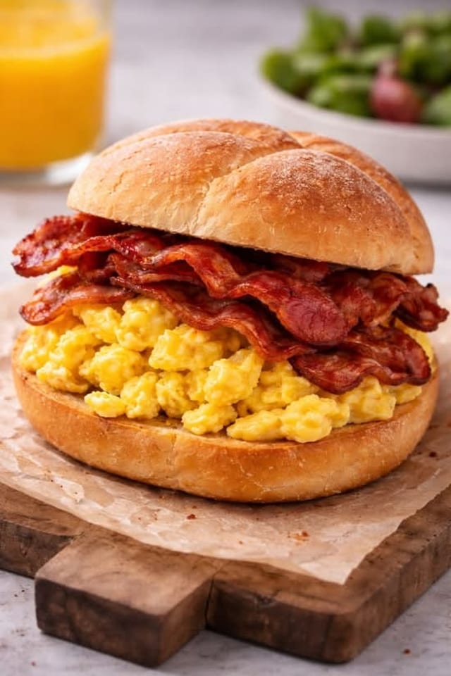 Tocineta Y Huevo - Bacon & Egg (Roll).