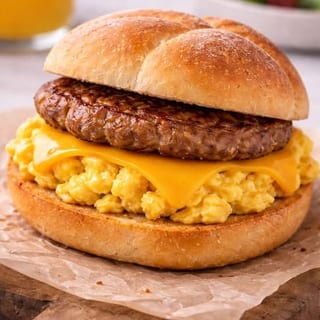 Salchicha, Huevo Y Queso - Sausage, Egg & Cheese