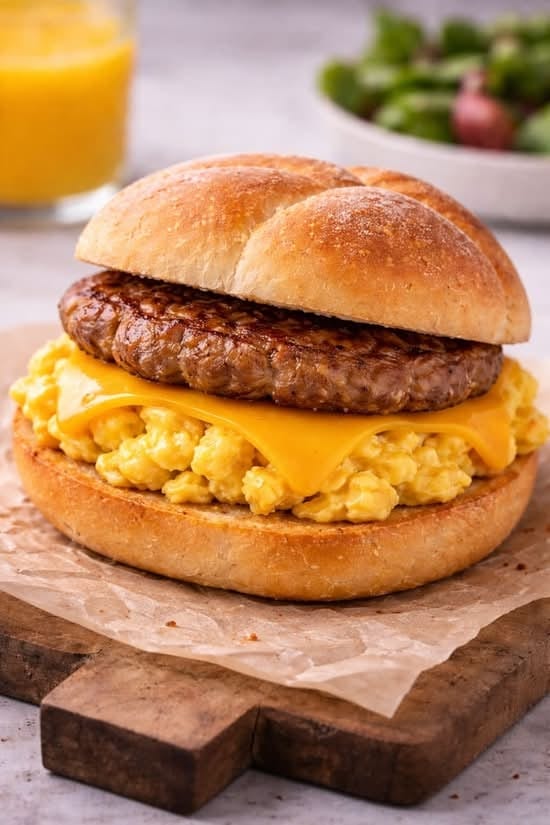 Salchicha Y Huevo - Sausage & Egg.